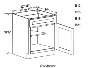 Base Cabinet 12"-21" - Ultimate
