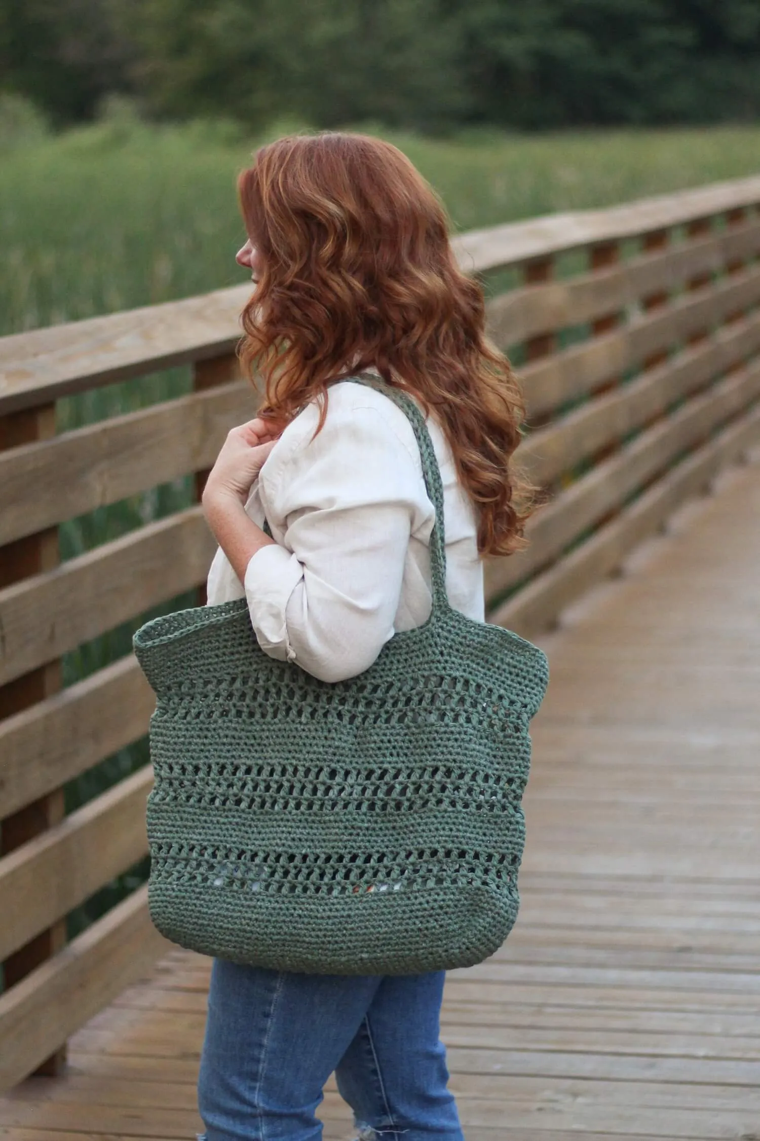 Crochet Kit - Beachgrass Tote Bag