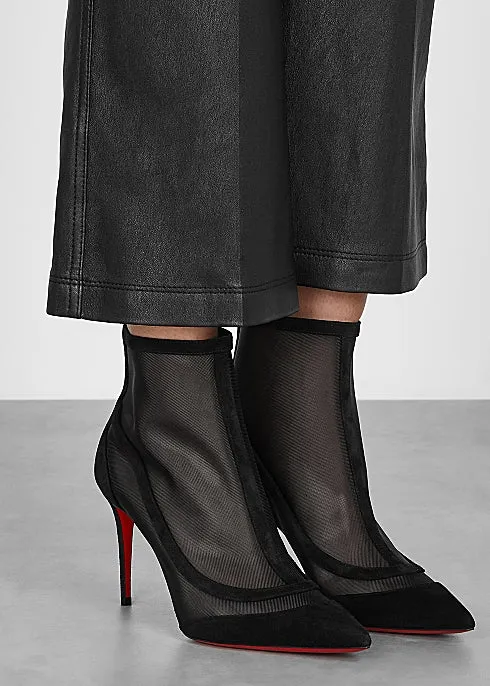 Galabooty 85 Suede And Mesh Ankle Boots