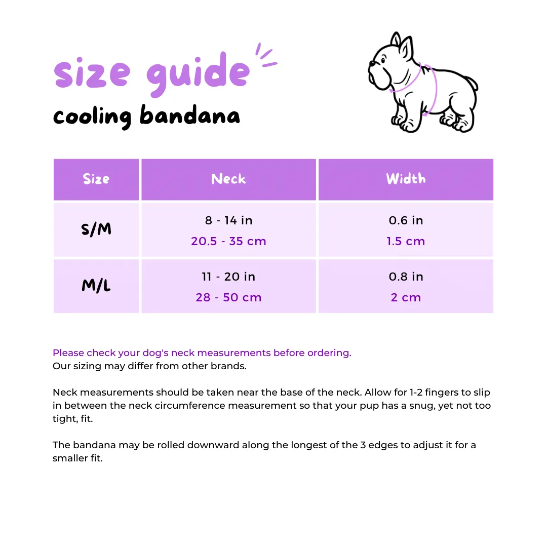 gummy bear cooling bandana