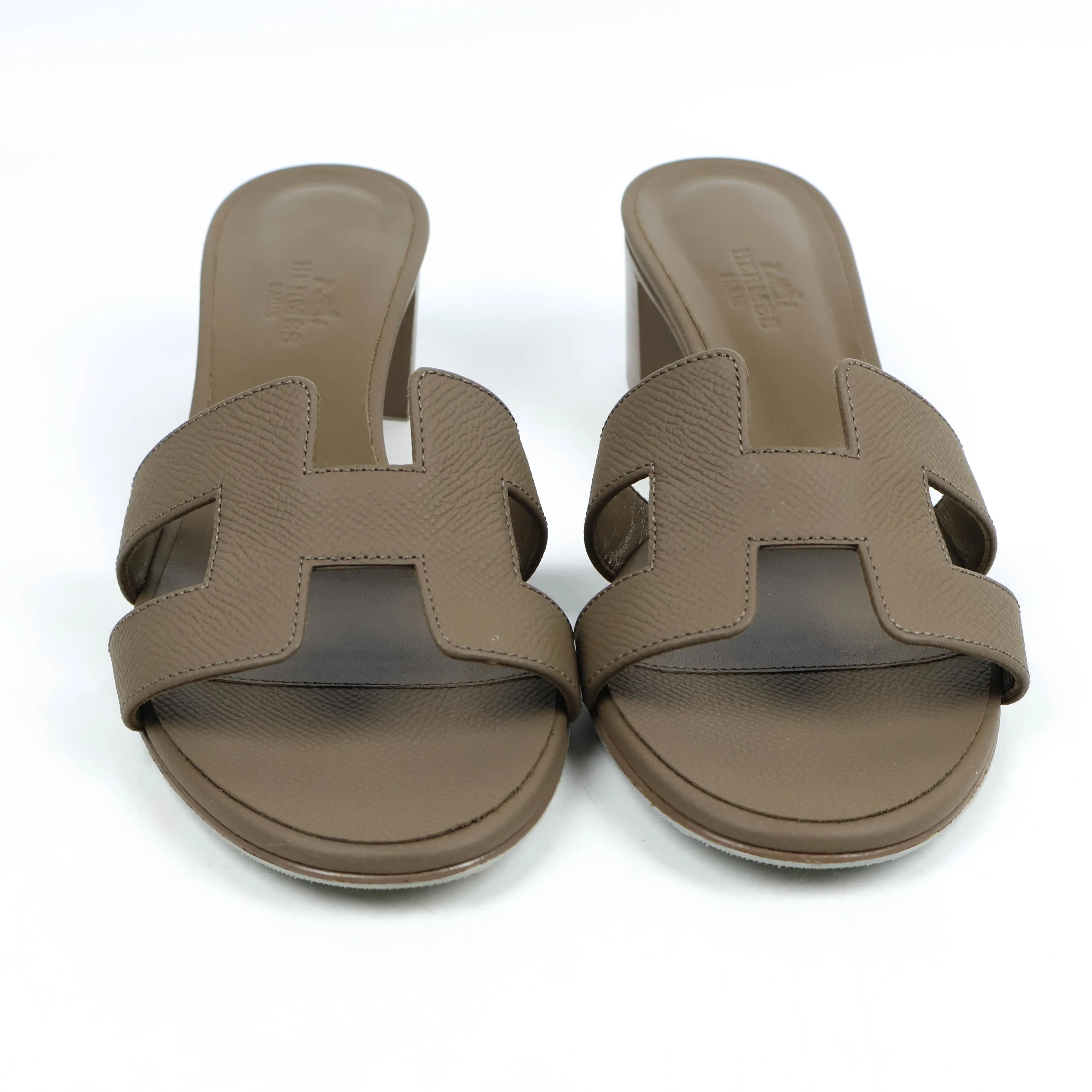 Hermes Oasis Sandals Etoupe