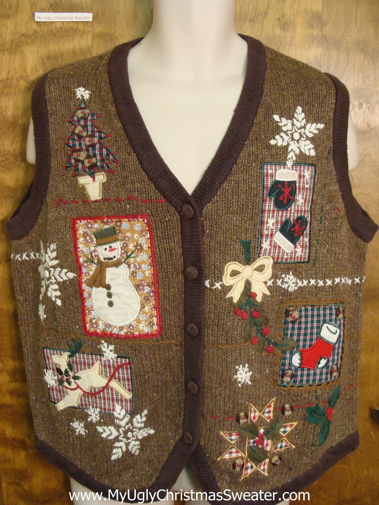 Holiday Festivities Funny Christmas Sweater Vest