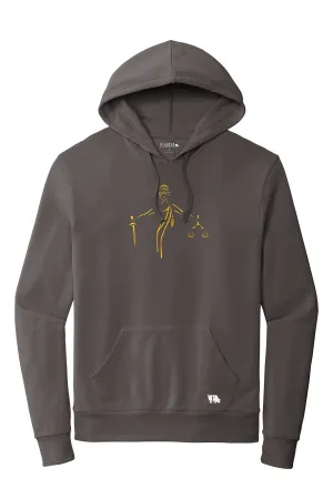 Lady Justice Lazy Comfort Hoodie Adult