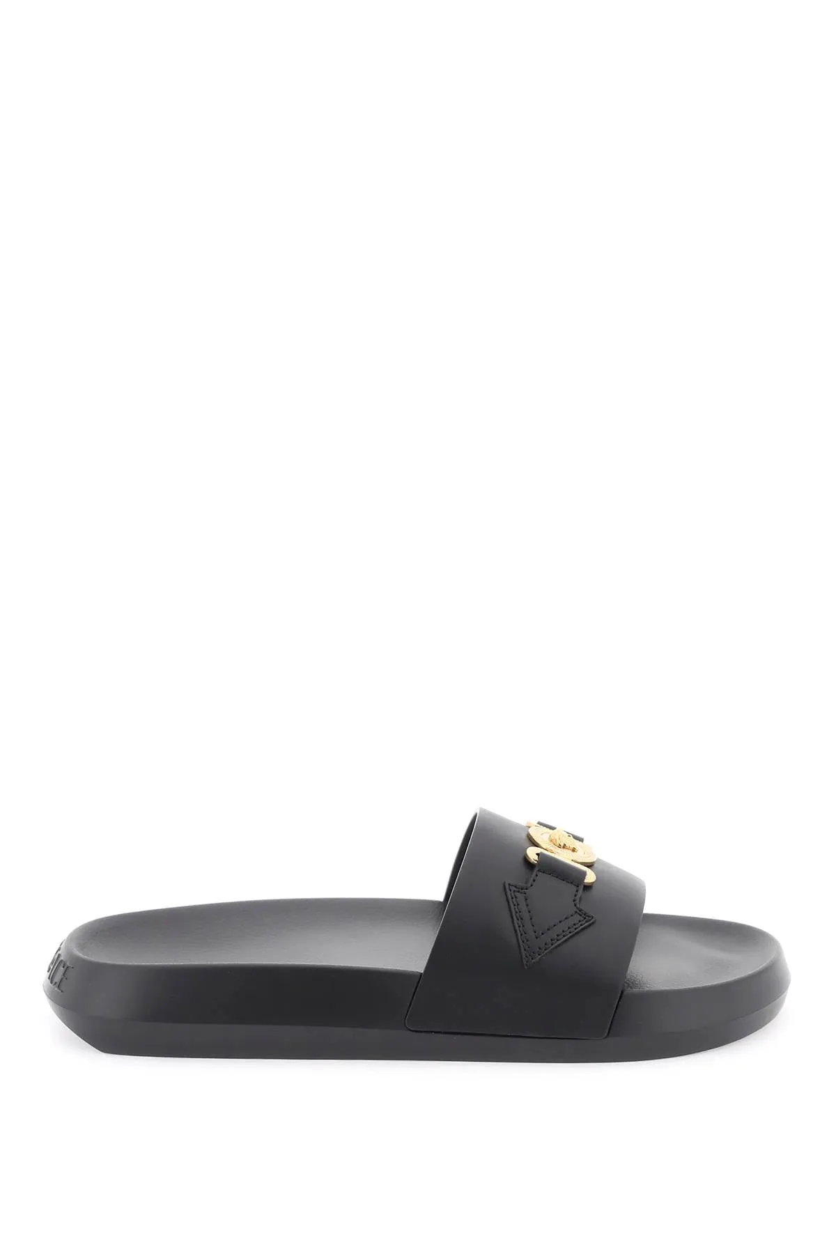 Men's Medusa Biggie Slides in Nero | Size 41 | 1010628DV46G