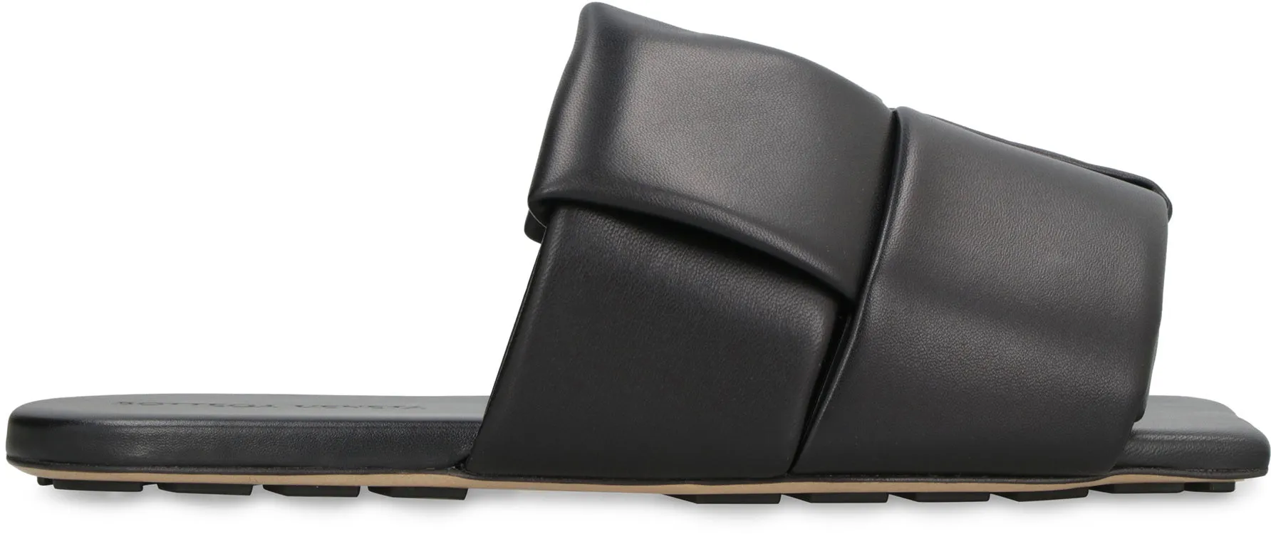 Men's Patch Leather Mules in Black | Size 41 | 741350VBSD0 Color 1000