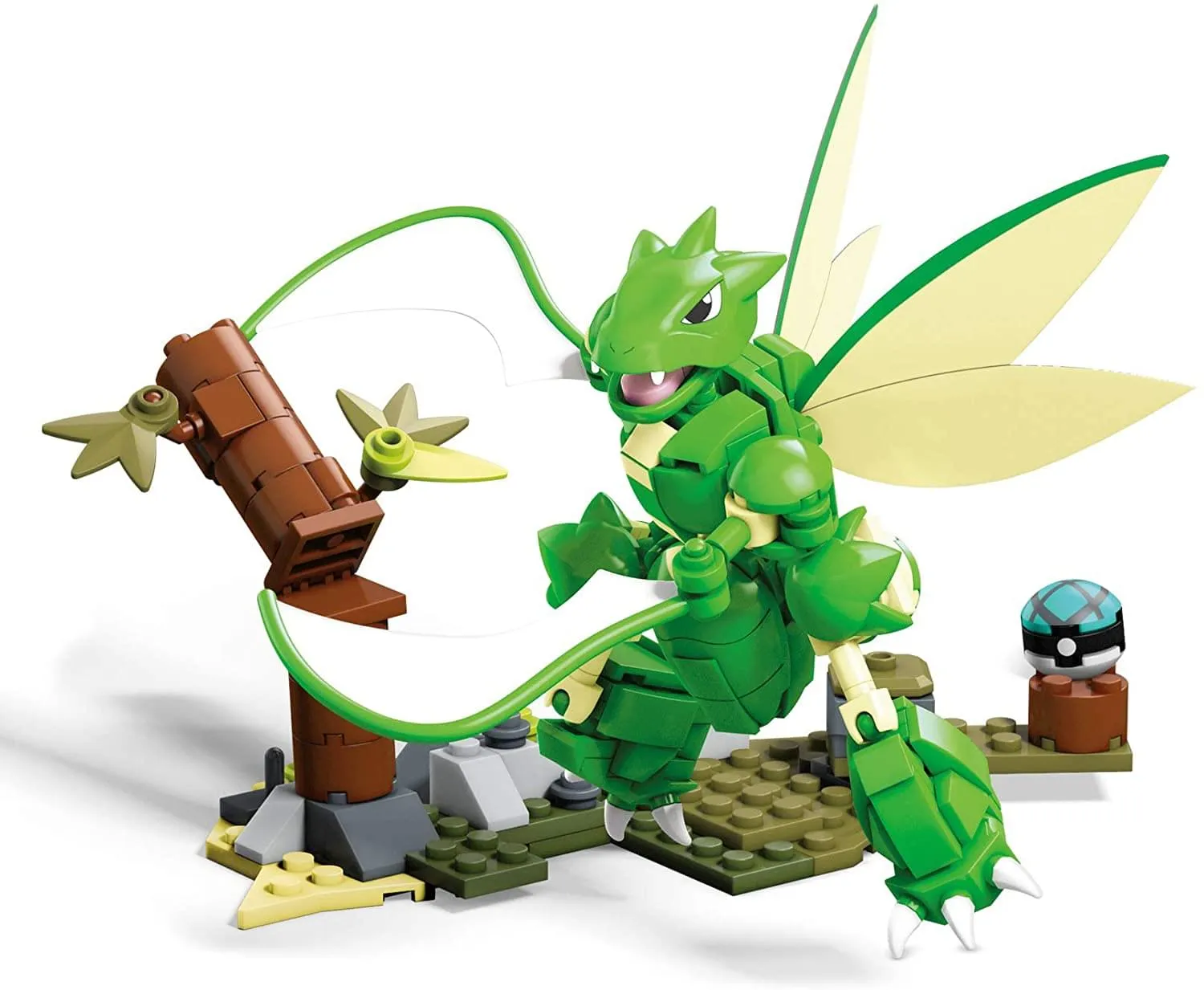 Pokemon Mega Construx 188 Piece Building Set | Slashing Scyther
