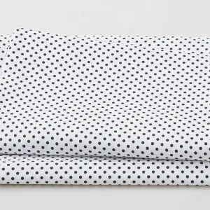 Polka & Plaid Party - Small Dots Black/White 3 Yard Cut