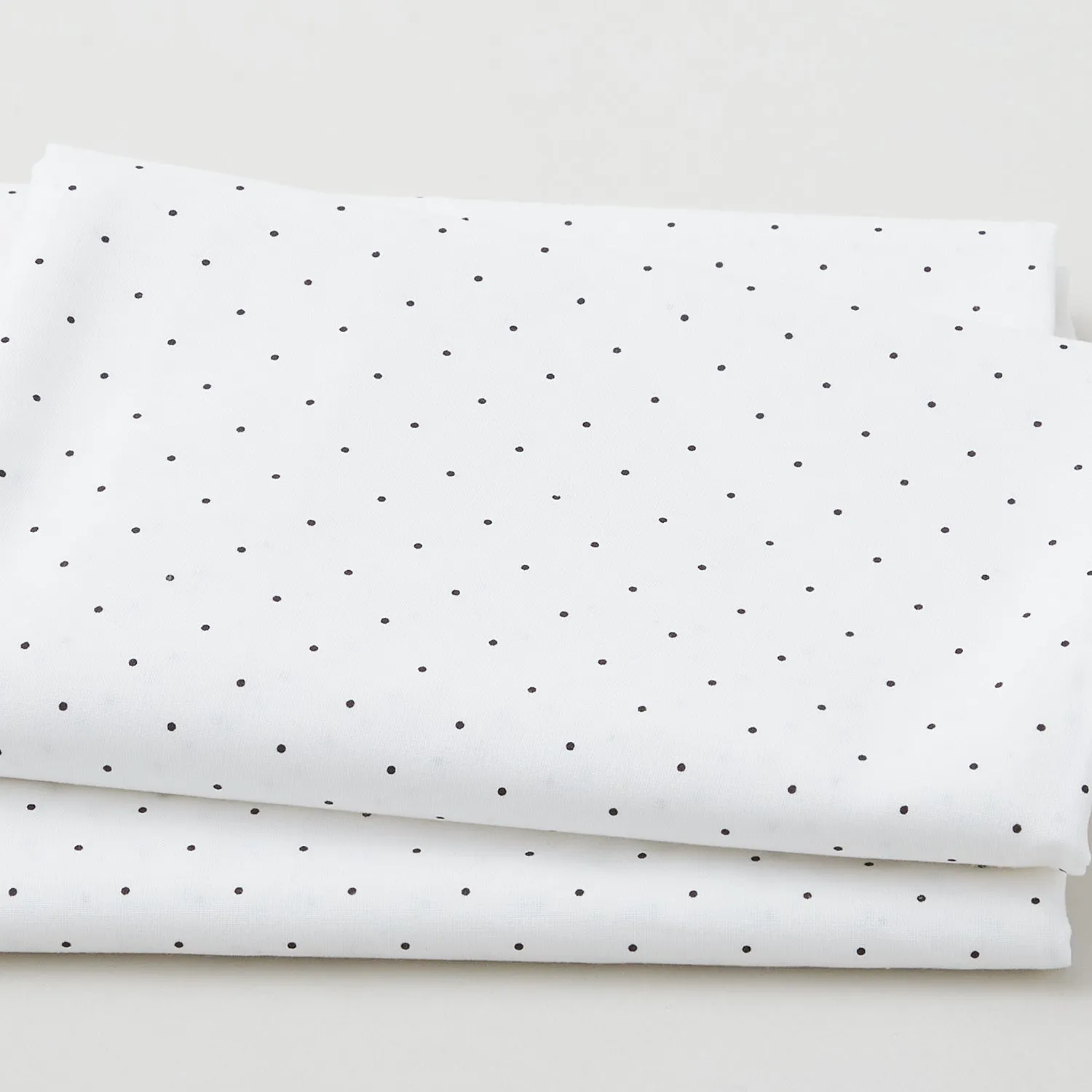 Polka & Plaid Party - Tiny Dots Black/White 3 Yard Cut