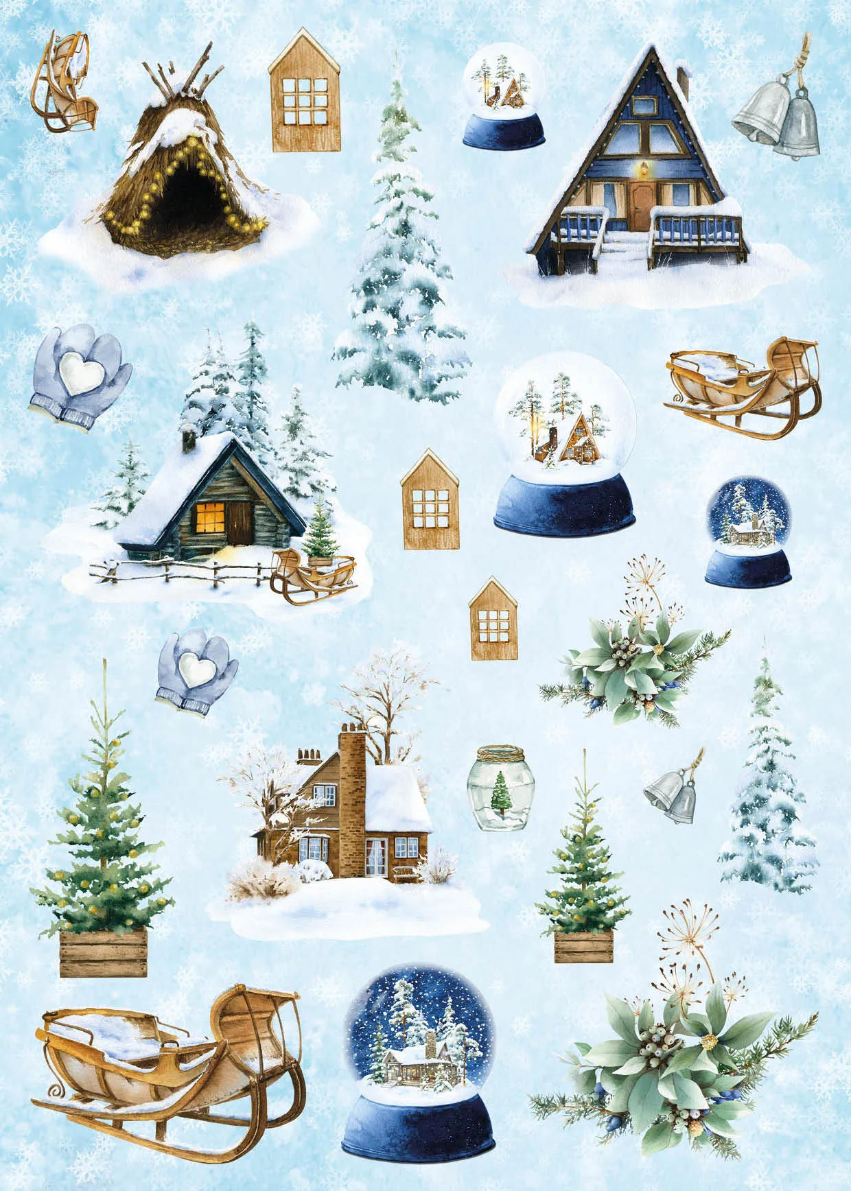 SL DIY Block Winter Scene Essentials 294x210x9mm 32 SH nr.60