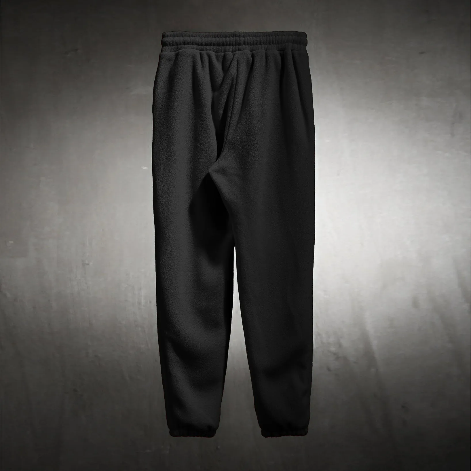 Street style cross print casual trousers