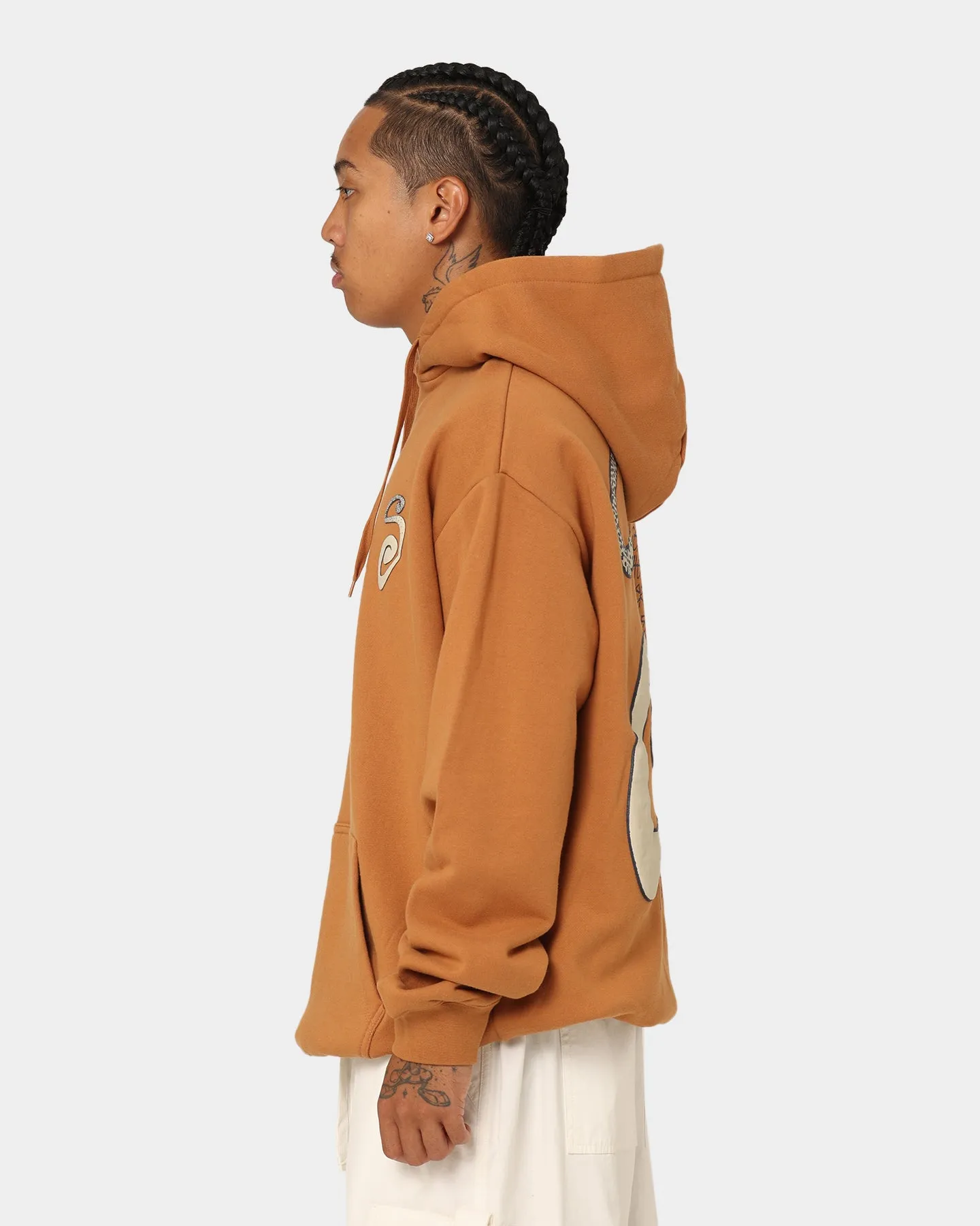 Stussy S IS Hoodie Almond