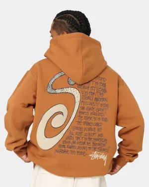 Stussy S IS Hoodie Almond